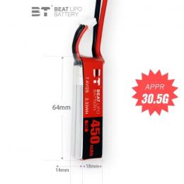 BEATLIPO  450mA2S75C ハイレートLIPO