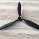 Dynam 13×7　3枚プロペラ黒　DM137P3