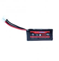 OMPHOBBY M1用ハイボルテージLIPOバッテリー　7.6V400mA50C　OSHM1224