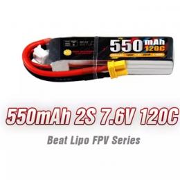 BEATLIPO　HVハイディスチャージ550mA2S7.6V120C　BT550mA2S120C