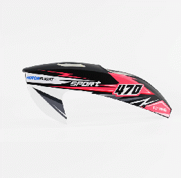FW470LSPORT用キャノピー　赤　FW470CPR