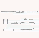FLYWING UH-1用ヘッド3Dプリンターパーツ　FS50