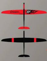 TJIRC　DREAM電動グライダー　2m　レッドバージョン★近日入荷